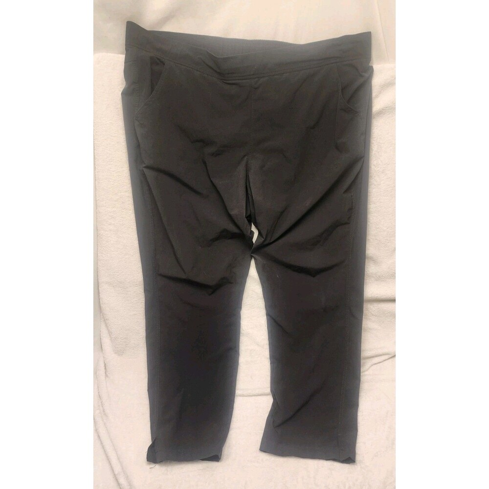 Eddie Bauer Pants Black Pullon Hiking Black Light Weight Women XL